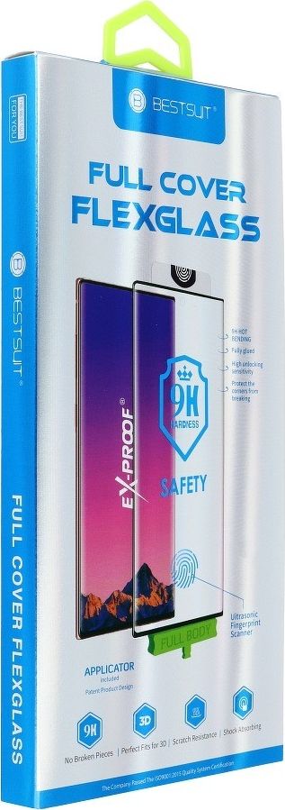 Mbrotës ekrani Bestsuit Hybrid Glass 5D, për Samsung Galaxy S21, fleksibël, i zi