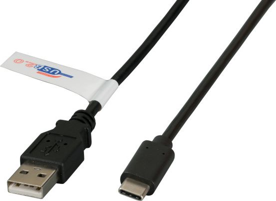 Kabllo EFB USB-A në USB-C, 1m, e zezë