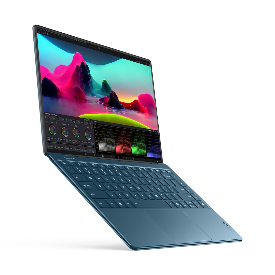 Laptop Lenovo Yoga Slim 9 14ILL10, 14", Intel Core Ultra 7 258V, Touchscreen WQUXGA, 32 GB LPDDR5x-SDRAM, 1 TB SSD, Teal 4
