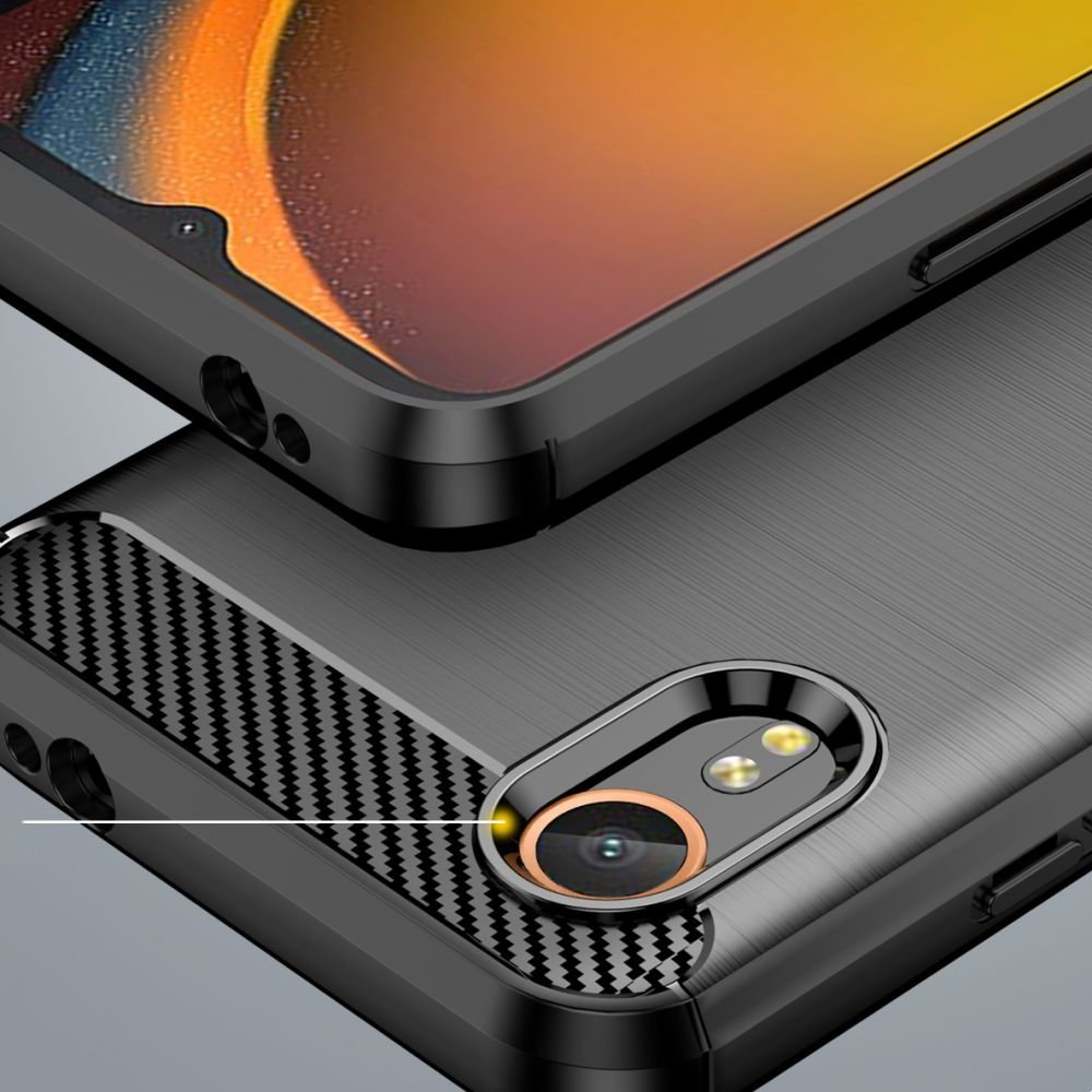 Mbulesë telefoni Tech-Protect TPUCarbon, për Samsung Galaxy Xcover 7, e zezë