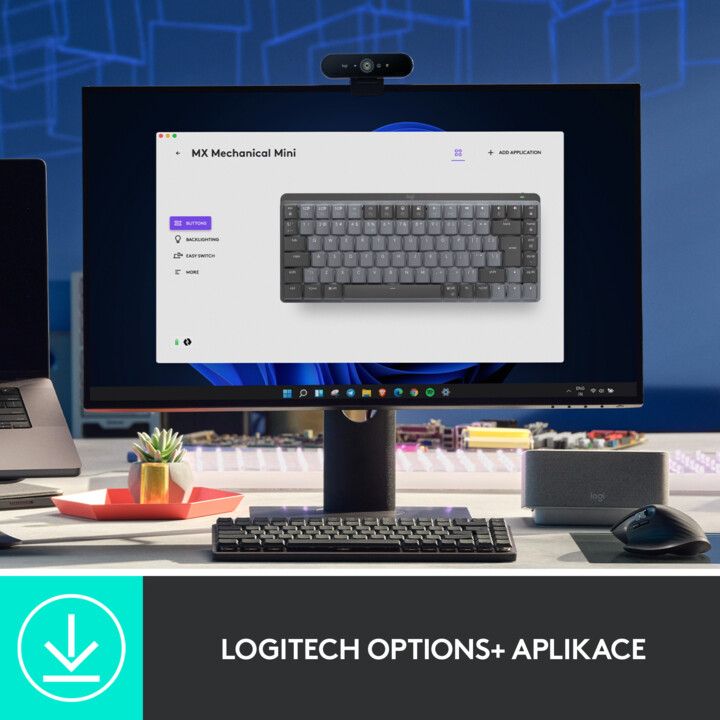 Tastierë Logitech MX Mechanical Mini, hirtë