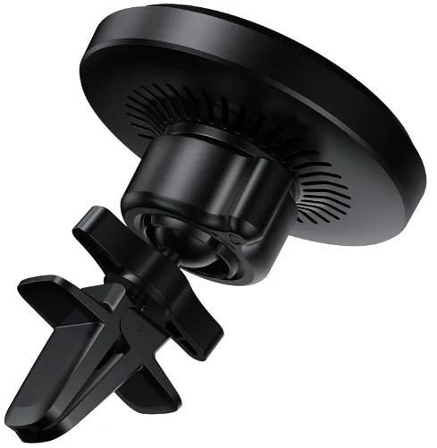 Mbajtës magnetik për veturë Quik QM-910, karikim wireless 15W, USB Type C, i zi
