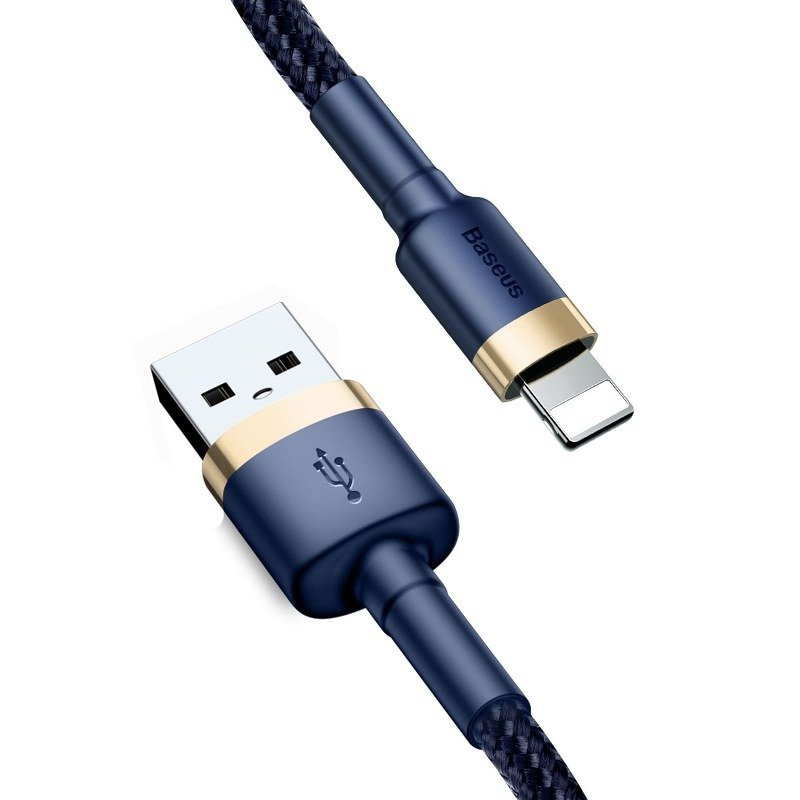 Kabllo karikimi Baseus CALKLF-CV3, USB A në Lightning, 2 m, blu
