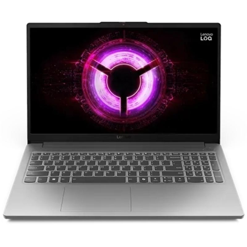 Laptop gaming Lenovo LOQ 15ARP10E, Ryzen 7, RTX 4050, 15.6" FHD 144Hz, gri