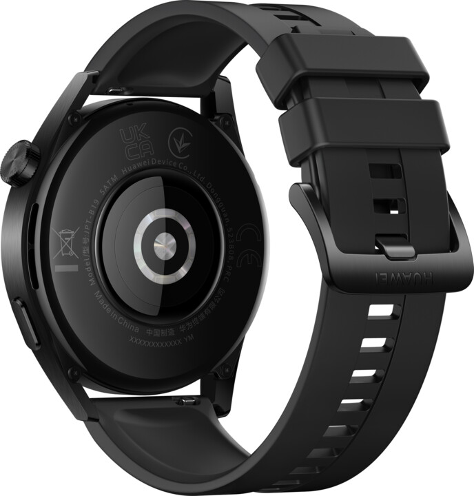 Orë e mençur Huawei Watch GT 3 46 mm Active Black, rrip i zi fluoroelastomer