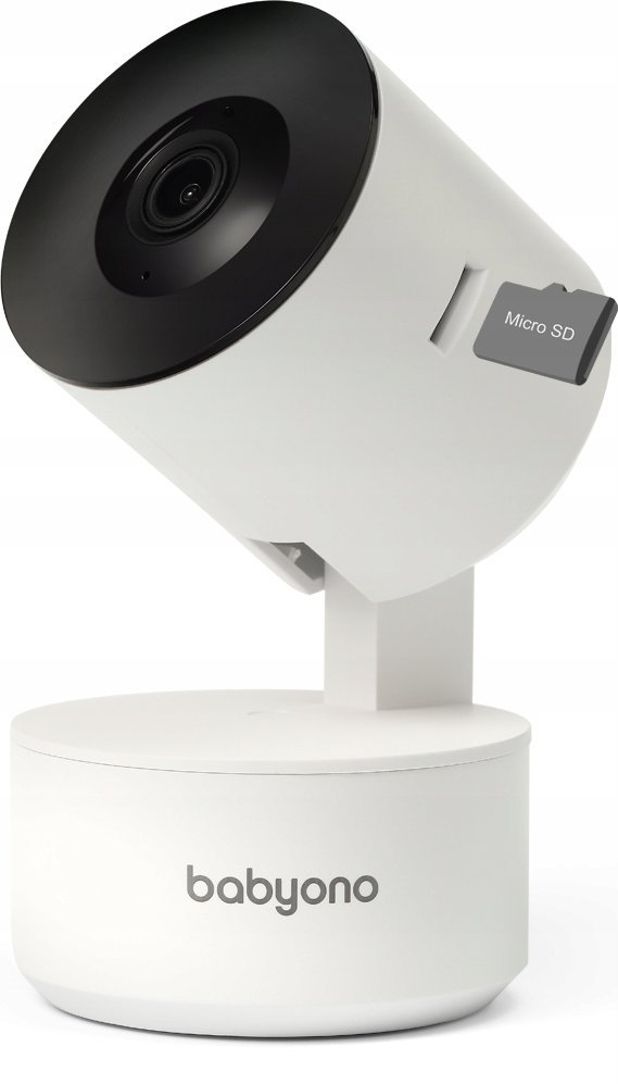 Monitor bebe me video BabyOno Take Care Camera Smart, monitorim në kohë reale, funksione smart, i bardhë