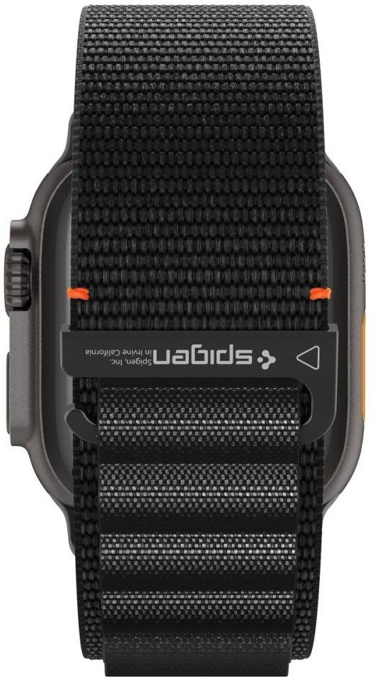 Byzylyk ore Spigen WBF1 për Apple Watch 44/45/46/49mm, najlon, i zi