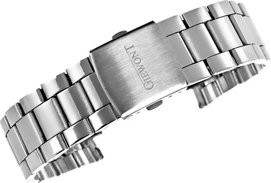 Byzylyk për smartwatch Giewont GW440, 22mm, metal, argjendtë