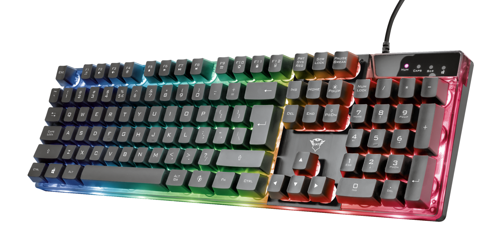 Tastierë Trust GXT 835 Azor Il, i zi