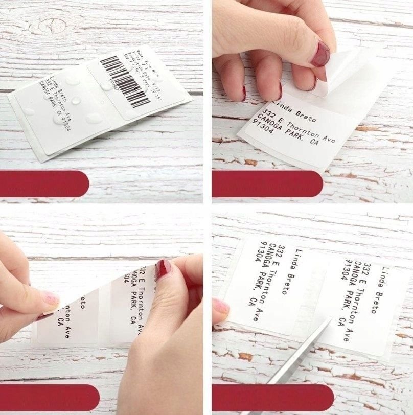 Rrotullë etiketa vetëngjitëse Phomemo XP5020-320, 320 etiketa 50x20mm, termike, e bardhë