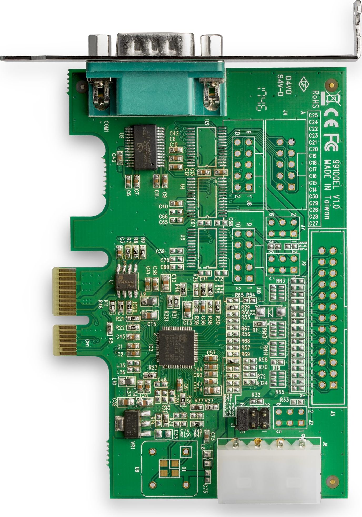 Kartë seriale StarTech.com PEX1S552 PCI Express, 1 port RS232 DB9, profil i ulët