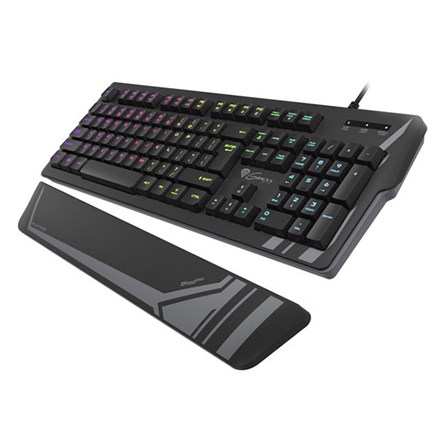 Tastierë Genesis Rhod 350 RGB, US Layout, e zezë