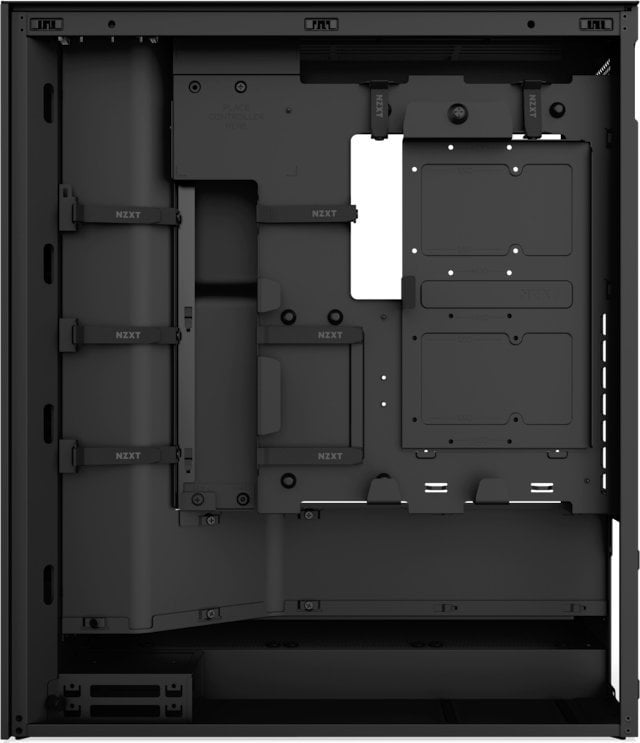 Kasë Nzxt H7 Flow, e zezë, Midi Tower