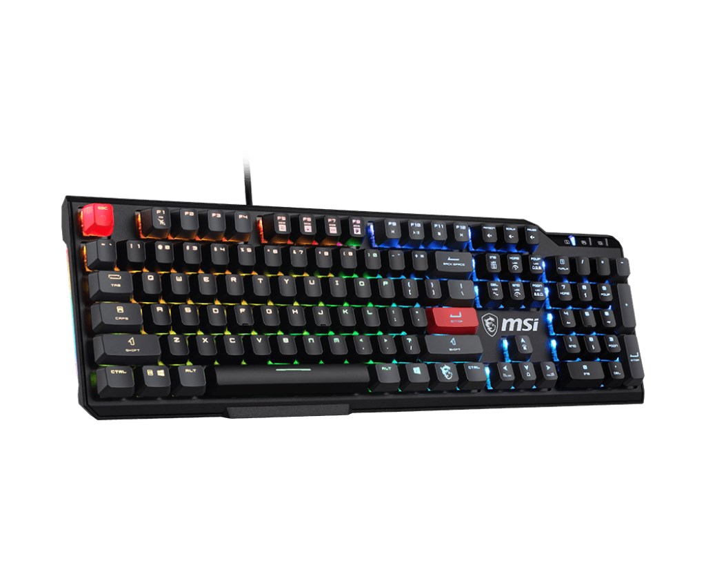 Tastierë MSI Vigor GK41 Dusk, Kailh Red, e zezë