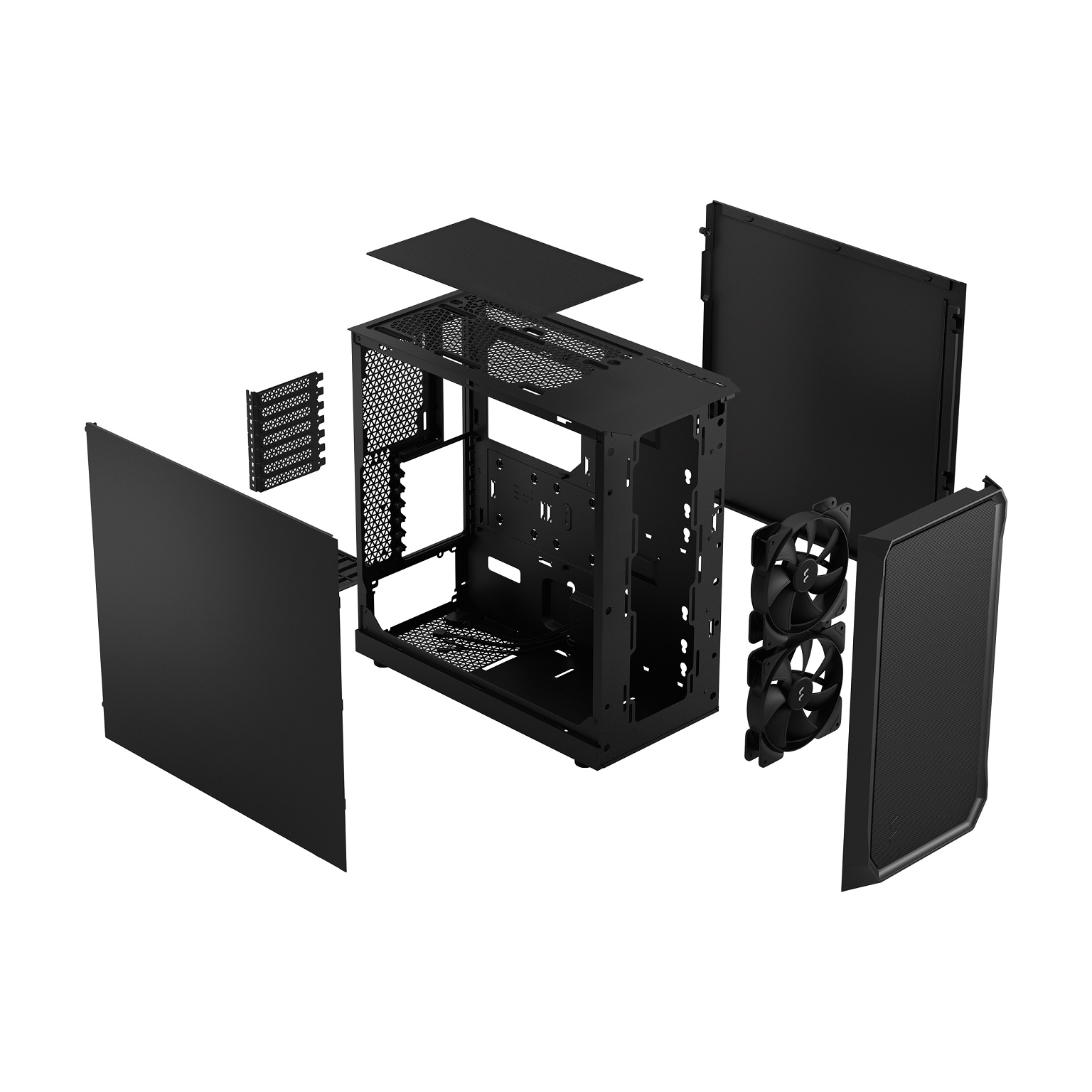 Kasë për PC Fractal Design Focus 2, e zezë