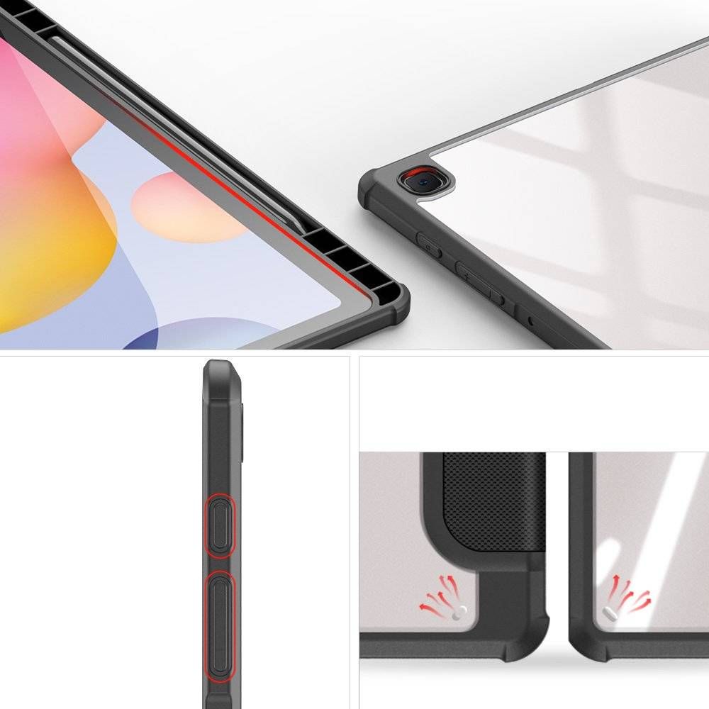 Mbulesë tablet Dux Ducis Toby për Samsung Galaxy Tab S6 Lite, me mbajtëse stylus, e zezë