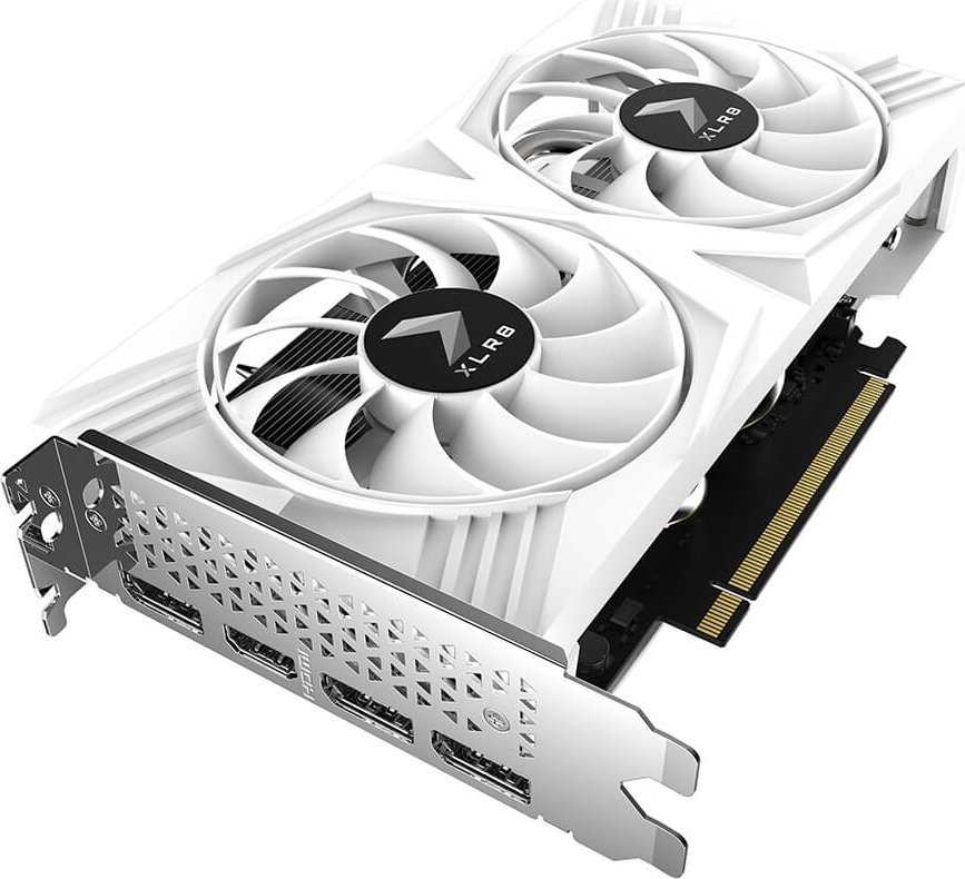 Kartelë grafike PNY GeForce RTX 4060 XLR8 Verto DF OC White Edition 8GB GDDR6