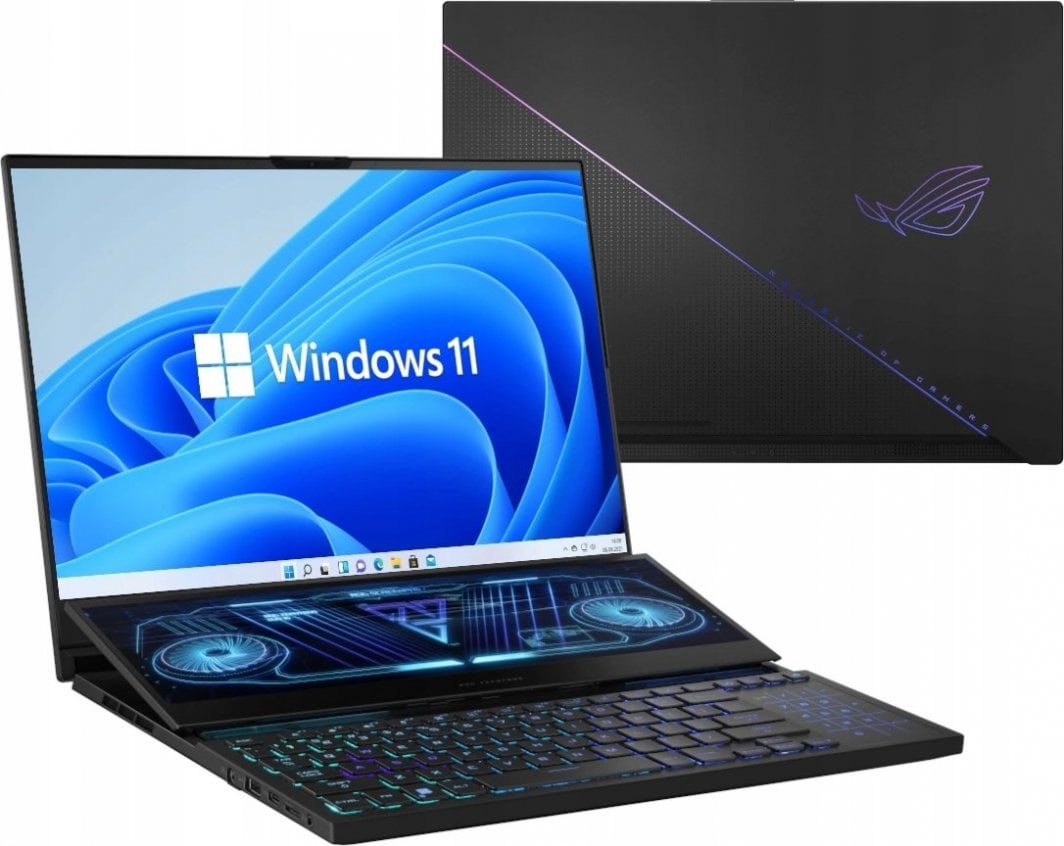 Лаптоп ASUS ROG Zephyrus DUO 16 GX650PY-NM050X, 16", AMD Ryzen 9-7945HX, 64GB RAM, 4TB SSD, NVIDIA GeForce RTX4 090