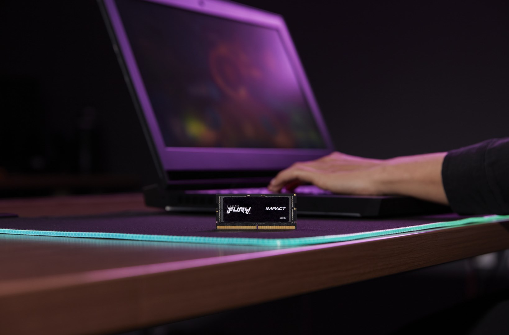 RAM меморија Kingston FURY Impact, 64GB, DDR5, 4800MHz, црна