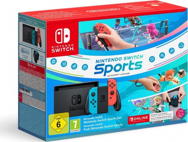 Konzolë Nintendo Switch Neon + Switch Sports