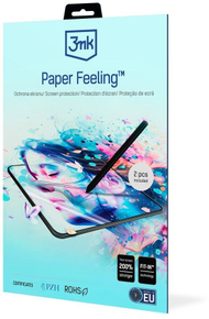 Folie mbrojtëse 3mk Paper Feeling për HP Poly TC10, ekran me prekje, 2 copë, e bardhë