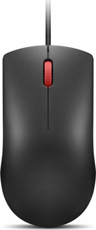 Миш Lenovo 120, со кабел, 1600 DPI, црн