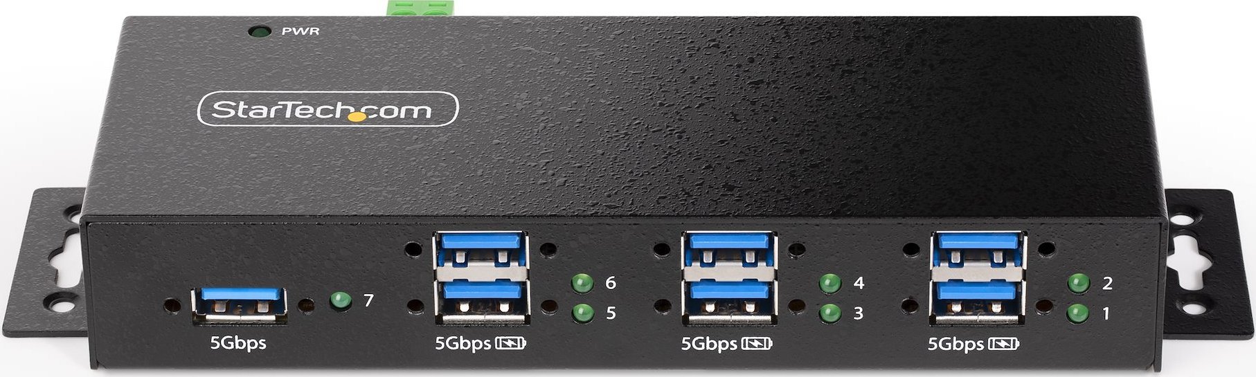 Hub USB industrial StarTech 5G7AINDRM USB 3.2 Gen 1, 7 porta, i zi