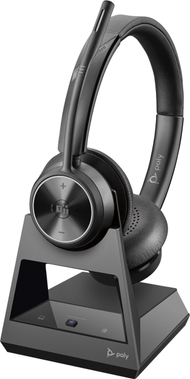 Kufje wireless Poly Savi 7320, DECT, i certifikuar për Microsoft Teams, e zezë