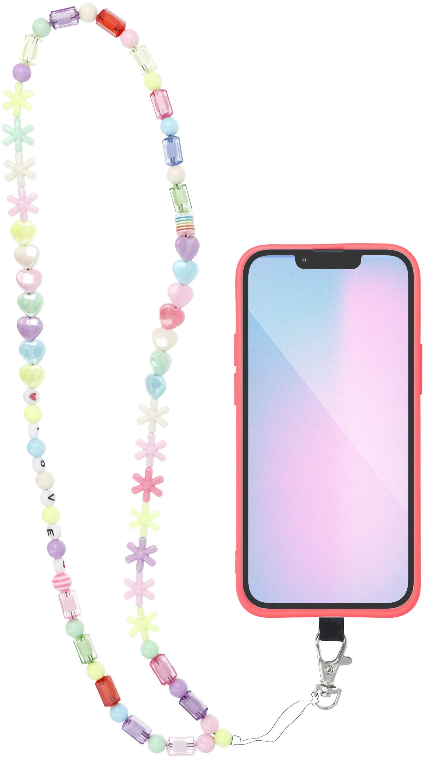 Varëse telefoni OEM Smart Device PIXIE Pendant, 68cm, me yje, shumëngjyrëshe