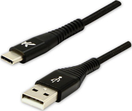 Kabllo USB Logo USB A në USB C, 1m, e zezë