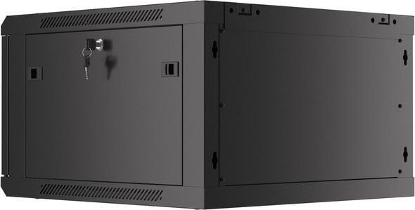 Kabinet muri Lanberg WF01-6606-00B, 19", 6U, i zi