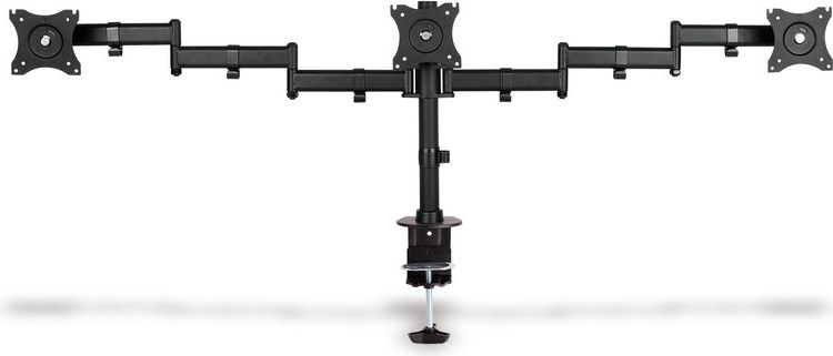 Mbajtëse tavoline për 3 monitorë Digitus DA-90362, 15"-27", VESA 75x75 100x100, e zezë