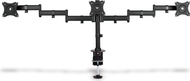 Mbajtëse tavoline për 3 monitorë Digitus DA-90362, 15"-27", VESA 75x75 100x100, e zezë