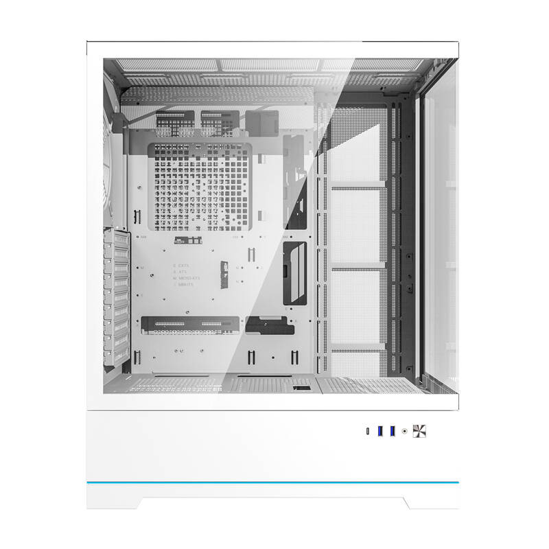 Kuti kompjuteri DarkFlash DY451L, ATX MIDI Tower, xham i temperuar, e bardhë