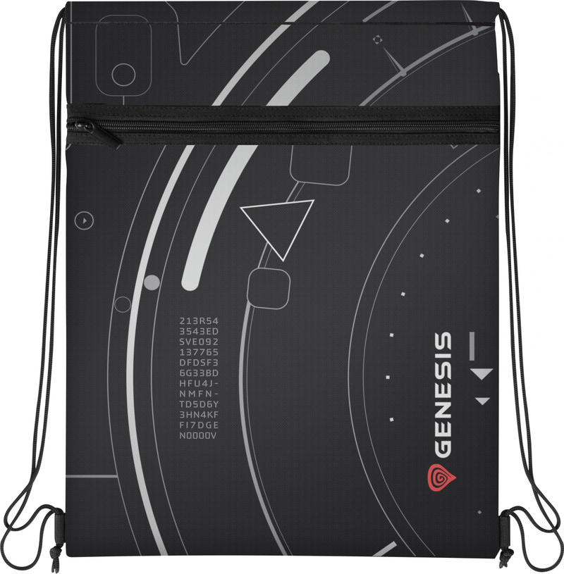 Çantë shpine Genesis ELARA G2, sportive, rezistente ndaj ujit, e zezë