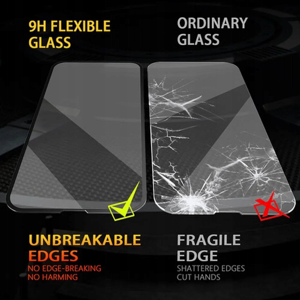 Mbrojtës ekrani Bestsuit Hybrid Glass 5D, për Xiaomi 14T Pro, ngjitje e plotë, i zi