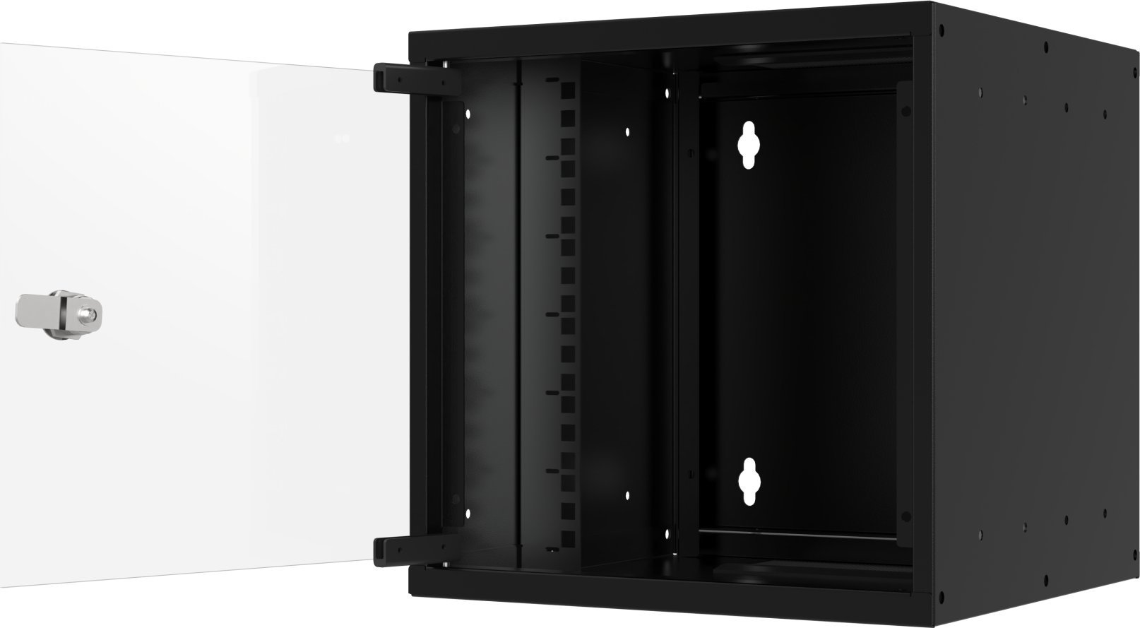 Kabinet muri 10" 4U Triton, thellësi 300 mm, i montuar, i zi