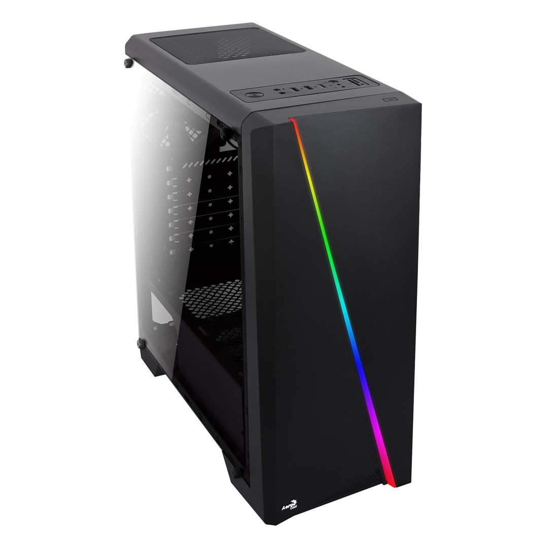 Kuti kompjuteri Aerocool Cylon, Midi Tower, ATX, e zezë