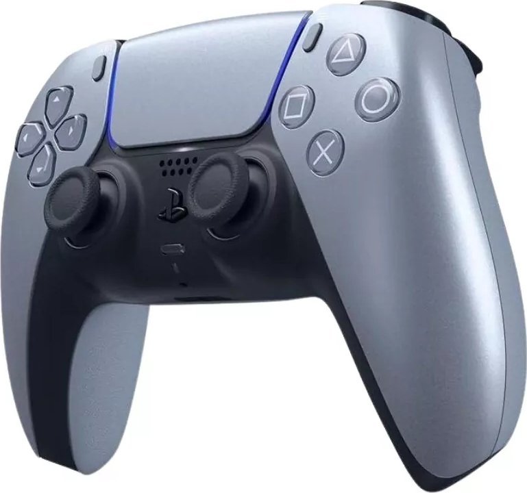 Kontroller Sony DualSense Playstation 5, wireless, i argjendtë