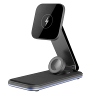 Karikues wireless 3 në 1 Proove Energy Fold, 15W, i zi