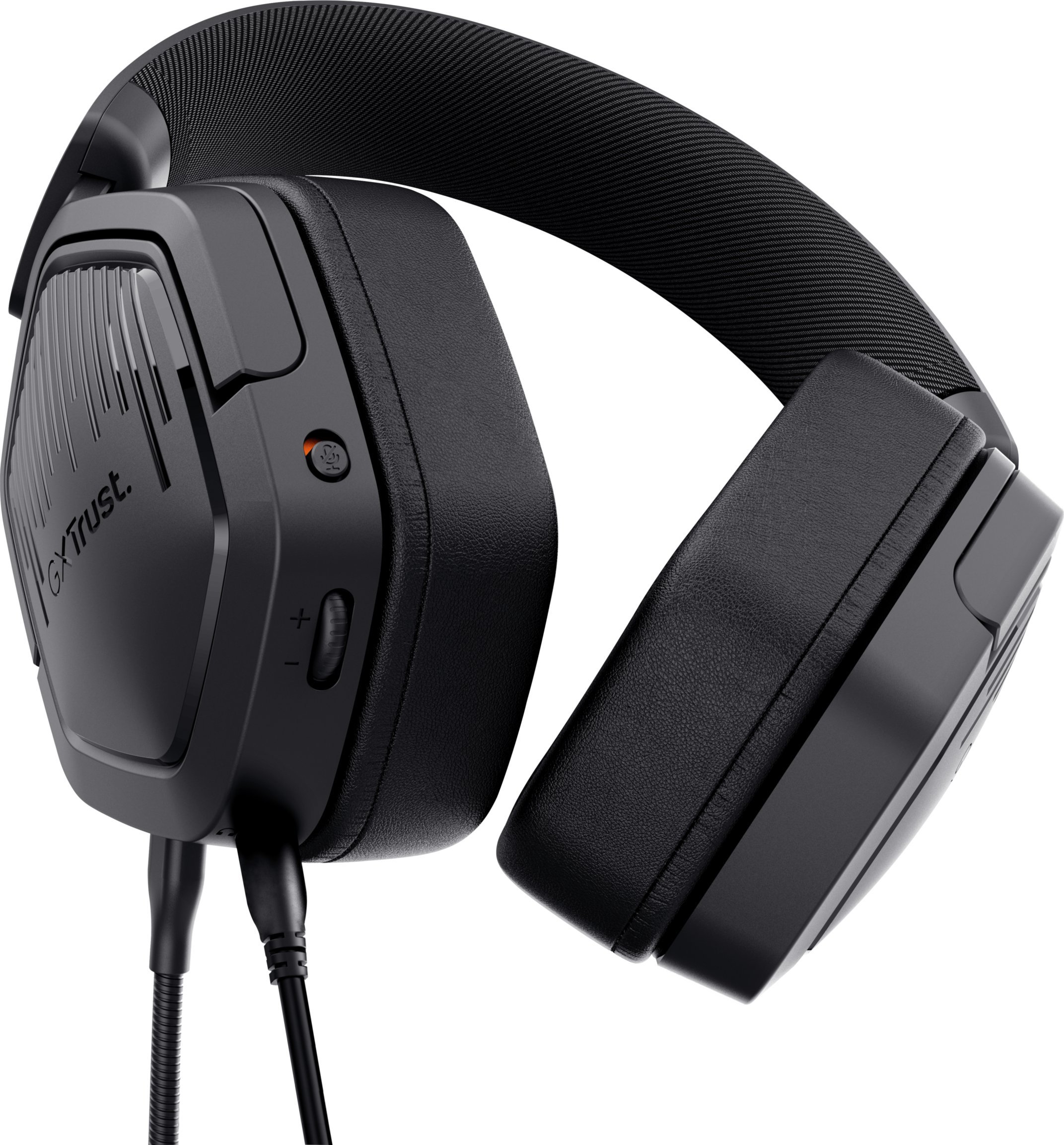 Kufje gaming Trust GXT492 Carus, me mikrofon, me kabllo, të zeza