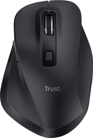 Maus Trust Fyda Office, pa kabllo RF dhe Bluetooth, 2400 DPI, gri