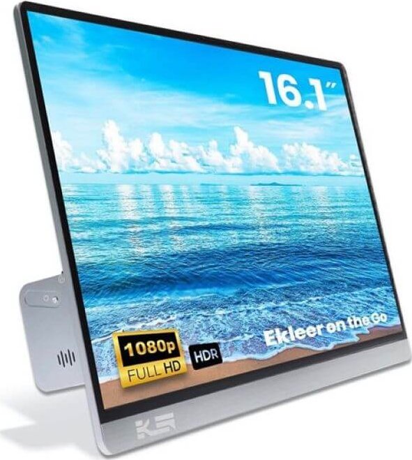 Monitor portativ EKLEER 16, 16", LCD, USB Type C, i zi