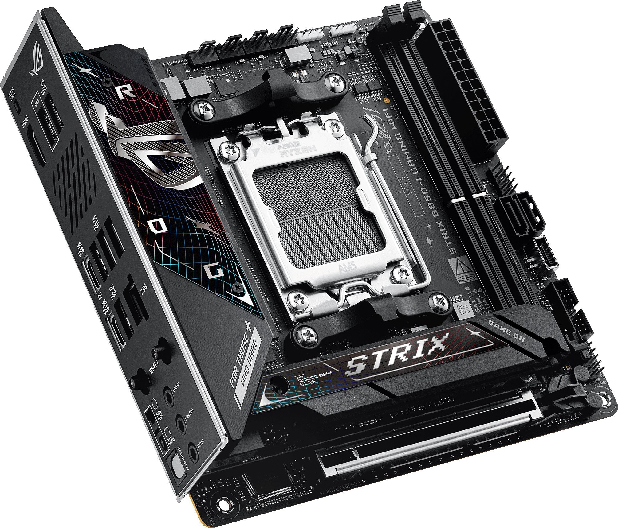 Motherboard ASUS ROG STRIX B850-I GAMING WIFI, AMD B850, Socket AM5, Mini ITX