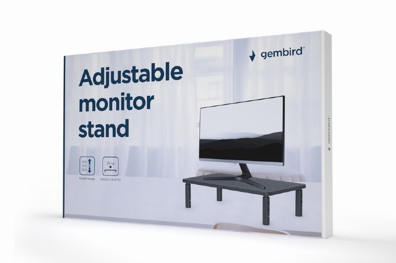 Mbajtëse monitori Gembird MS-TABLE-01, e zezë
