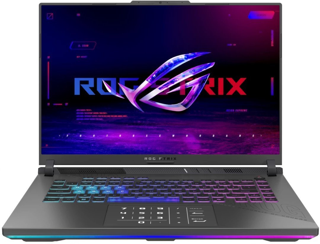 Laptop Asus ROG Strix G16 G614,16", AMD Ryzen 9 9955HX3D, 32GB RAM, 1TB SSD, NVIDIA GeForce RTX 5070 Ti, i zi