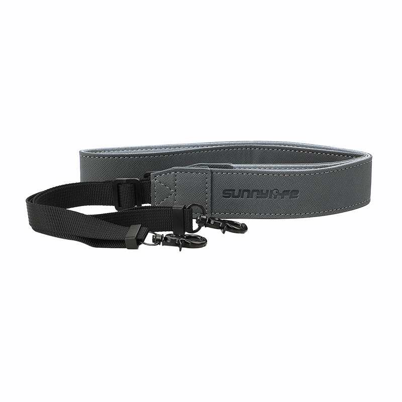 Rrip qafe Sunnylife DJI RC RC Pro, i rregullueshëm, material PU, gri