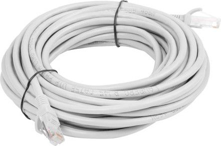 Kabllo patchcord Lanberg RJ-45 - RJ-45, Cat.5e, 10m, e hirtë