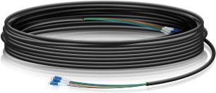Kabllo me fibra optike Ubiquiti FC-SM-300, LC-LC, 91.44m, e zezë