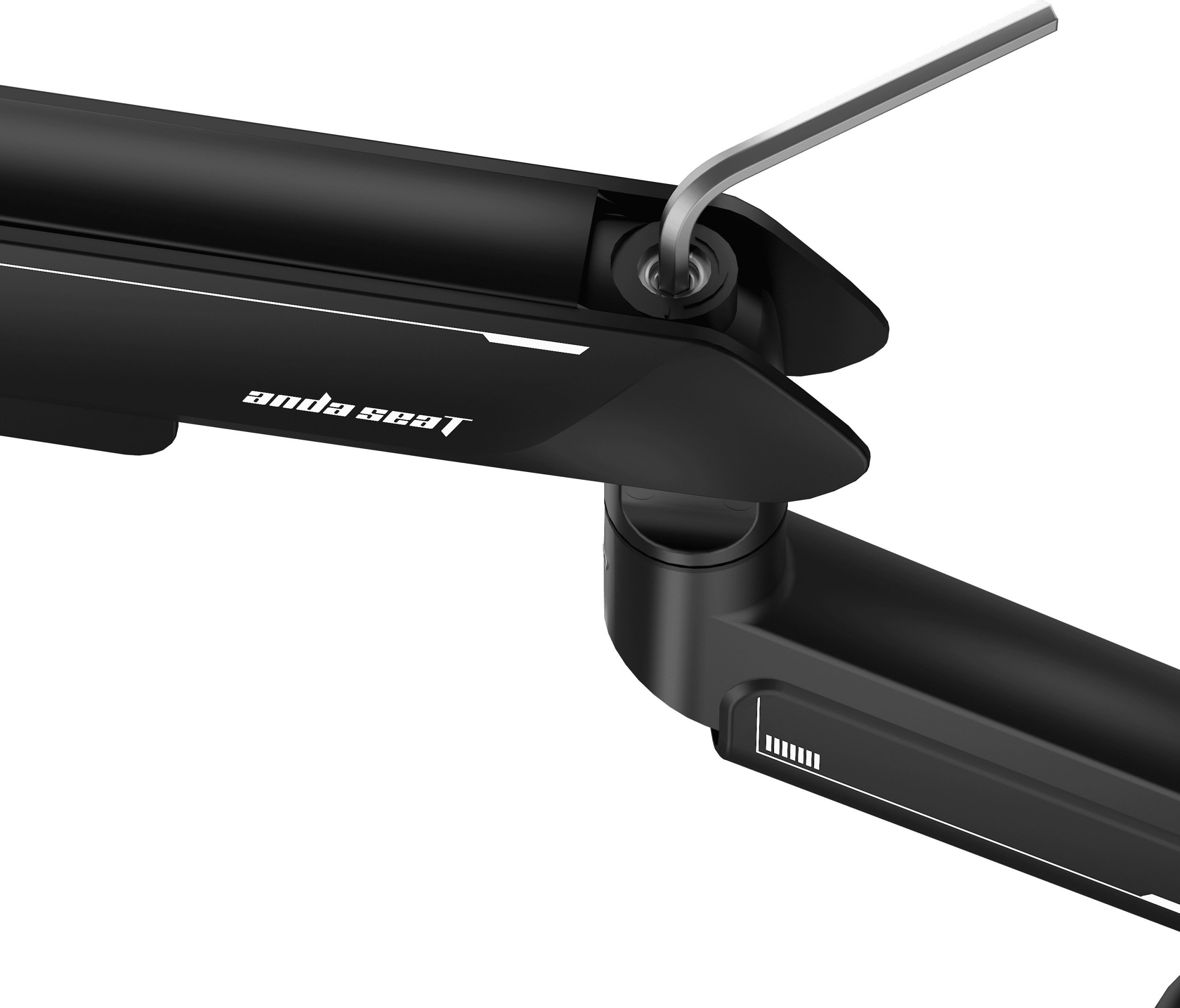 Mbajtëse monitori Anda Seat Stealth II Pro RGB, 17-42", deri 15kg, e zezë